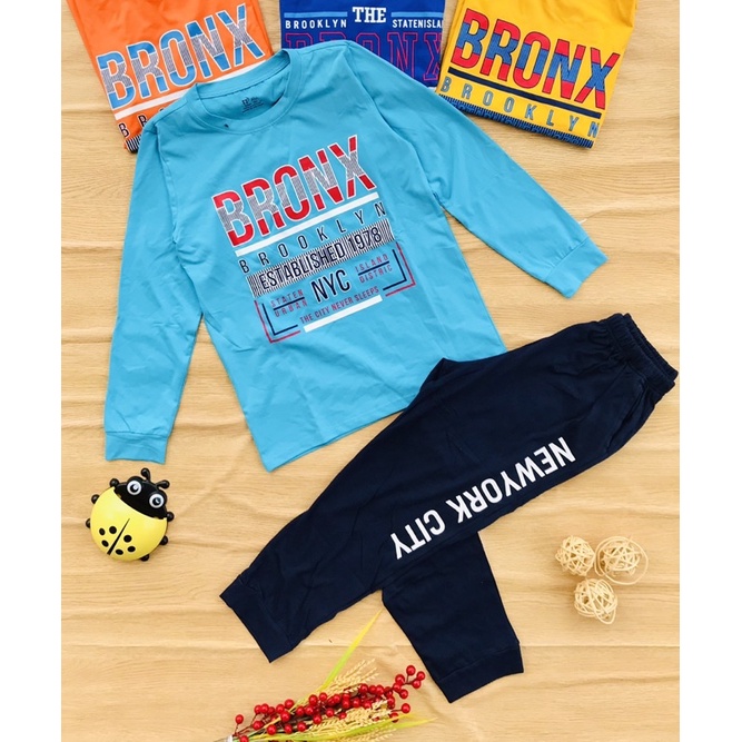 🚗 Bộ dài tay cotton hàng shop bé trai từ 35-60kg