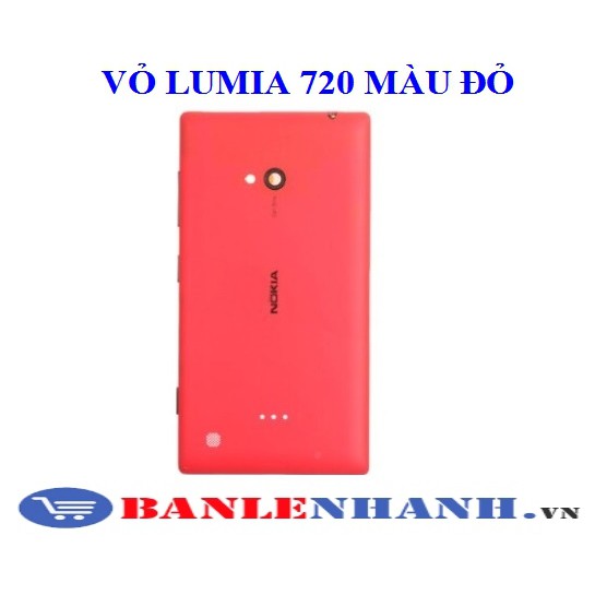 VỎ LUMIA 720 MÀU ĐỎ