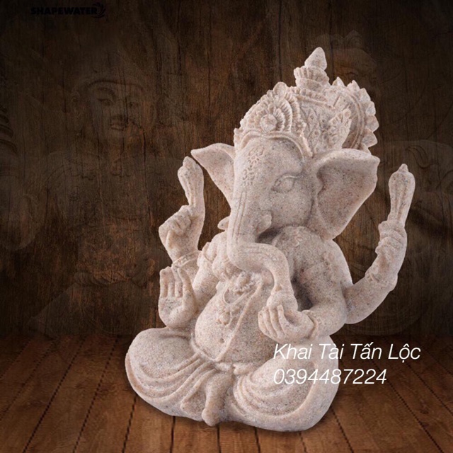 Tượng voi thần Ganesha cao 9 cm