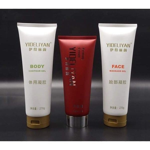 Bộ 3 Tuýp Gel Nâng Cơ Face And Body Yideliyan Cao Cấp Chính Hãng Kem Điêu Khắc Giảm Béo Thon Gọn Xóa Nhăn Chai 270g