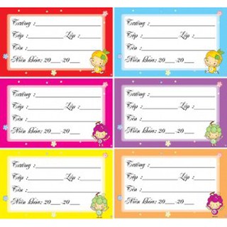 30 nhãn vở bóc dính x 5 sấp