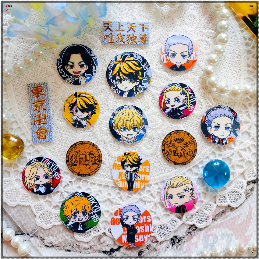 ★★★ Tokyo Revengers Q-2 Mini Diary Manual Stickers ★★★ 40Pcs/Set Anime DIY Fashion Scrapbooks Album Decor Decals Stickers