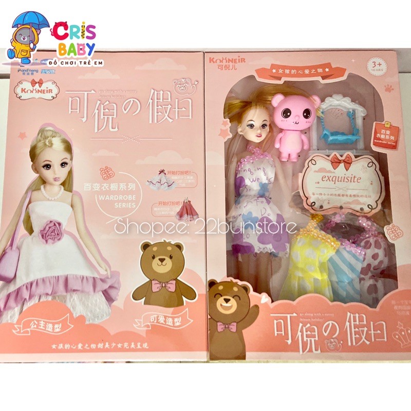 ĐỒ CHƠI HỘP BÚP BÊ BARBIE CAO CẤP CỠ LỚN KÈM PHỤ KIỆN CHO BÉ GÁI