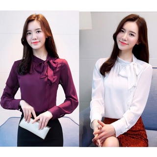 Áo thắt nơ dễ thương