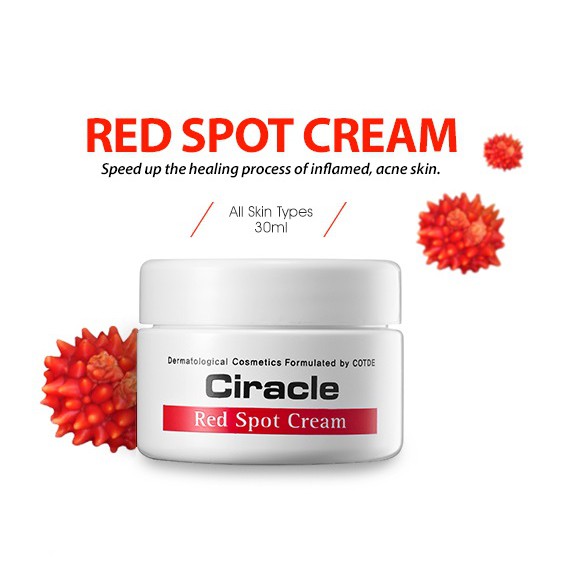 KEM GIẢM MỤN GIẢM THÂM CIRACLE RED SPOT CREAM CHÍNH HÃNG