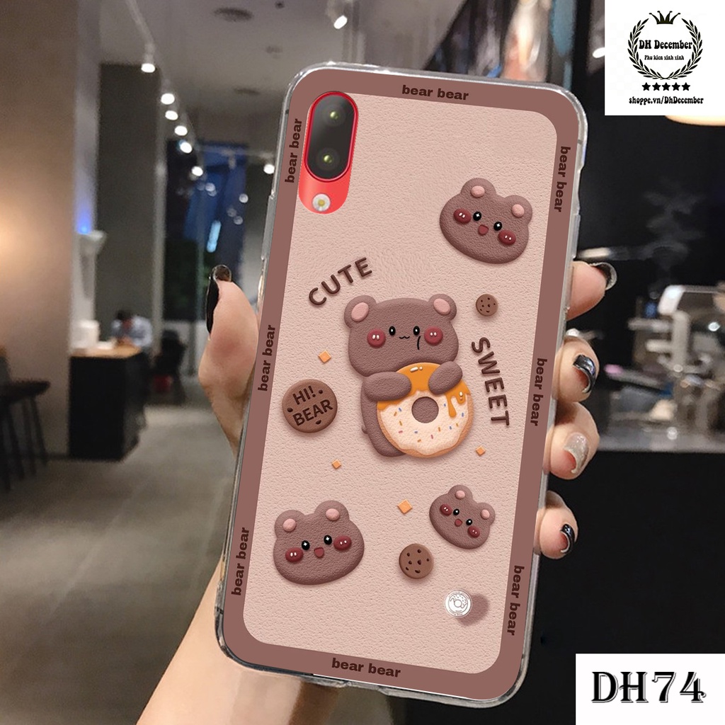 Ốp lưng dẻo Vsmart STAR in hình 3D GẤU cute be@r, soda, happy day cực hot ,thời thượng
