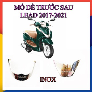 Ốp inox dè trước sau lead 2017-2019