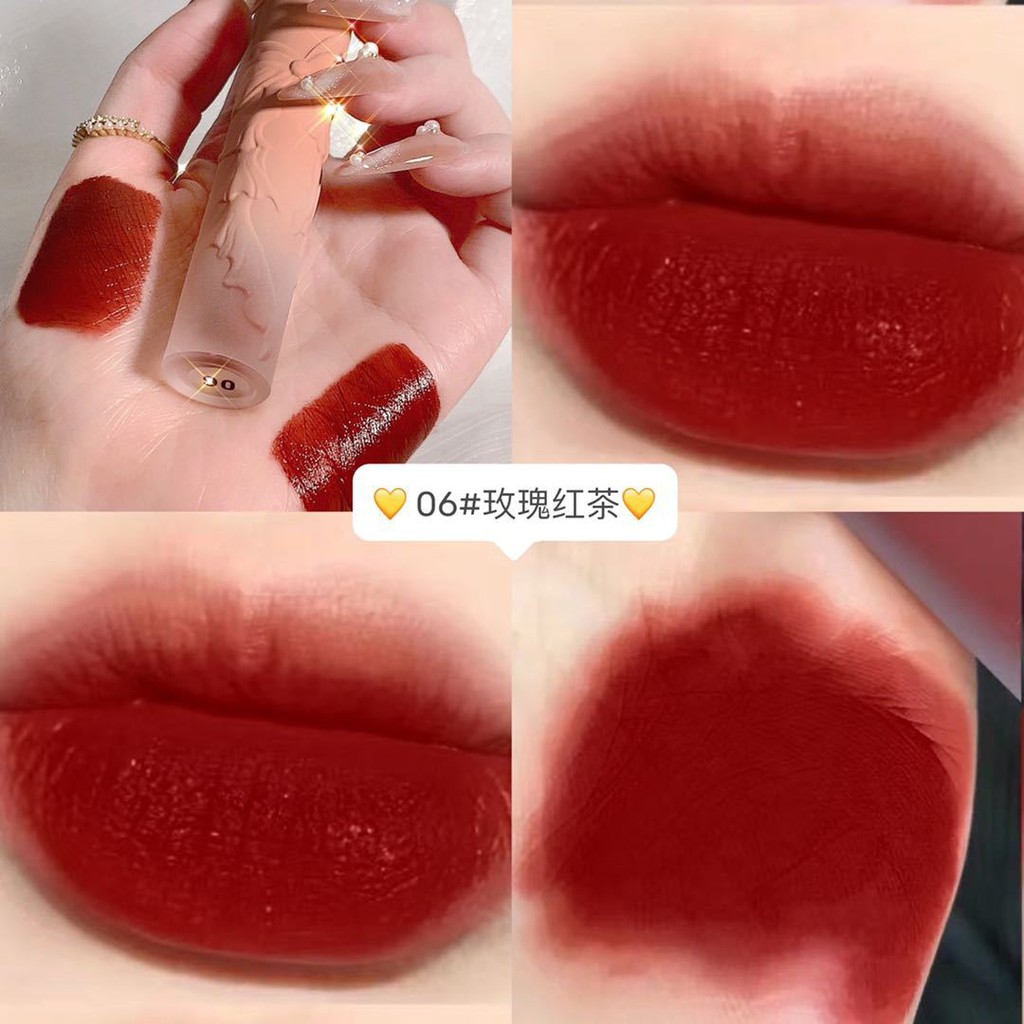 Set 3 Son Kem Lì Mịn Môi Von Gee Pink Nơ Khắc Nổi Siêu Xinh | BigBuy360 - bigbuy360.vn