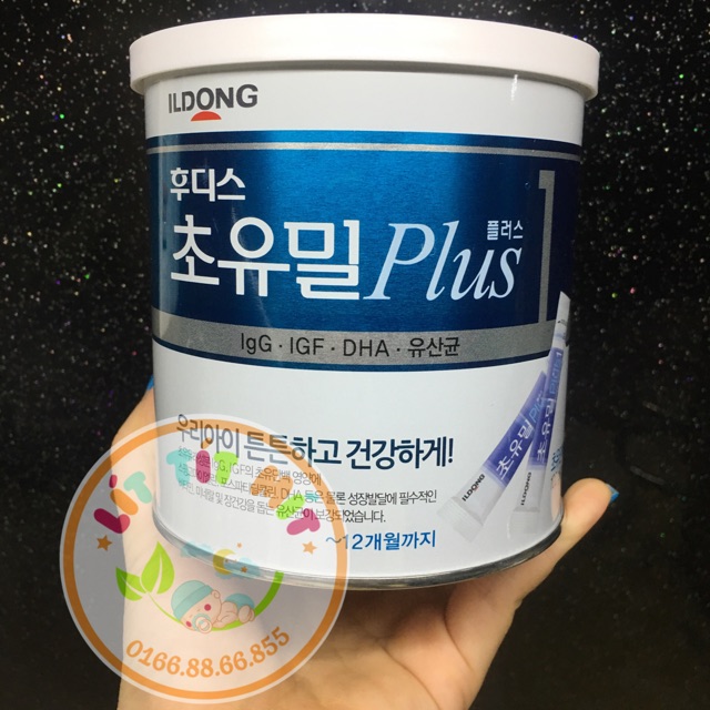 Sữa non ILDong Plus 1 - Hàn Quốc (100gr) dành cho bé từ sơ sinh đến 1 tuổi