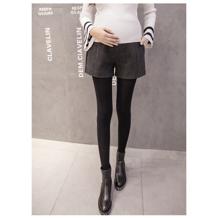 Quần BẦU Sooc DẠ siêu đẹp cao cấp mềm mại có chun chỉnh bụng, form rộng rãi, mặc thoải mái