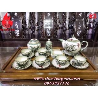 Ấm trà sứ chuẩn Bát Tràng ( Bán lẻ ấm )