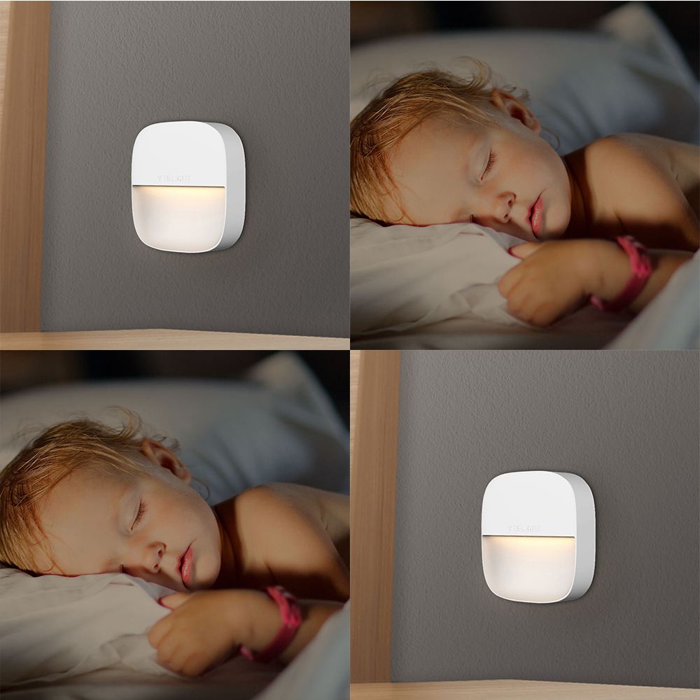 LED Bedroom Aisle Light Control Sleep Bedside Household Plug-in Night Lights Decoration