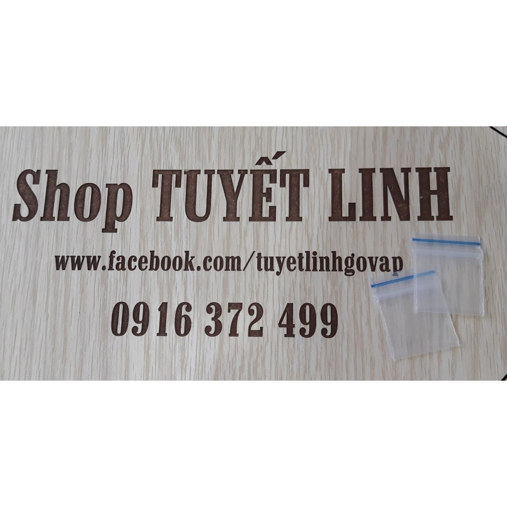 Túi zíp chỉ đỏ 2cm- 35k/100c