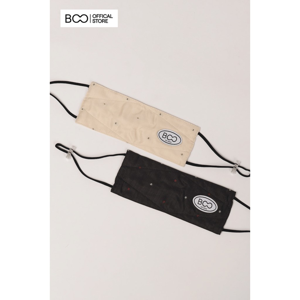 Khẩu Trang Vải Kháng Khuẩn combo 3 chiếc Nam Nữ Unisex BOO thêu logo Chống Giọt Bắn, Chống Nắng, Chống Bụi Đính | BigBuy360 - bigbuy360.vn