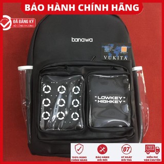 BALO BANAWA LOWKEY HIGHKEY BACKPACK UNISEX (ĐEN/HỒNG)
