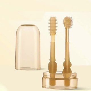 Set bàn chải Silicone kèm rơ lưỡi