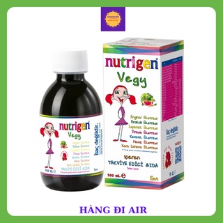 Siro Nutrigen Vegy Bổ Sung Rau Vitamin Khoáng Chất Cho Bé Lười Ăn Rau Quả (Hàng Air Anh)