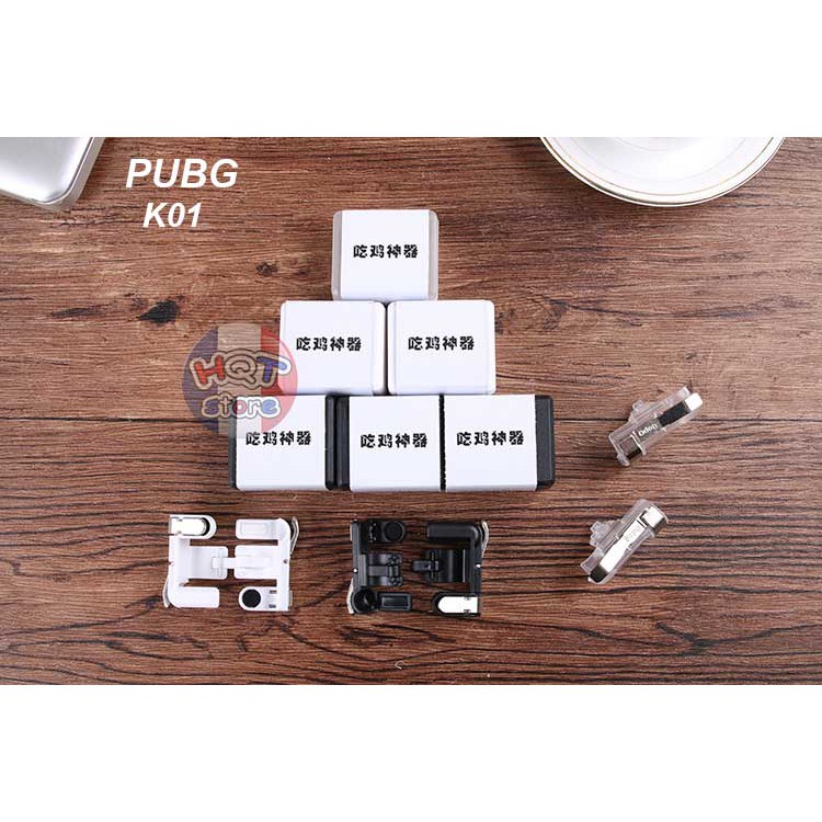 Nút bấm cơ chơi game PUBG K01 Metal Clear