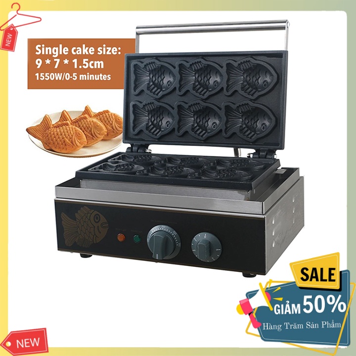 Máy làm bánh cá taiyaki công nghiệp
