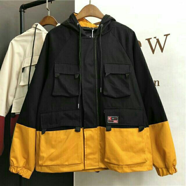 [Mã WASTMAY giảm 15% tối đa 30K đơn 150K] [Giá siêu rẻ] Áo khoác kaki phối túi hộp