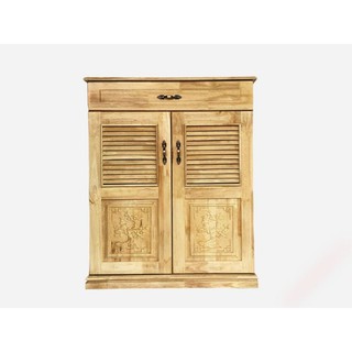 [Freeship TPHCM] TỦ GIÀY GỖ CAO SU 80CM