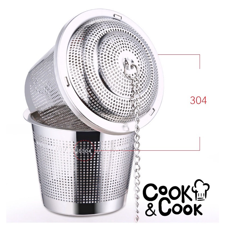 Dụng cụ lọc trà thả ấm inox 304 - SSGP