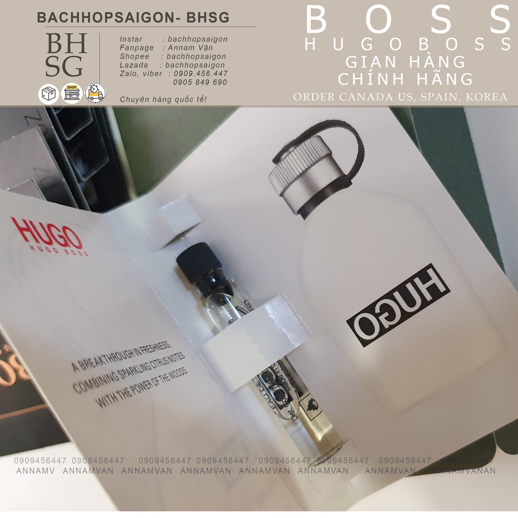 Vial nước hoa mini mẫu thử thương hiệu - travel