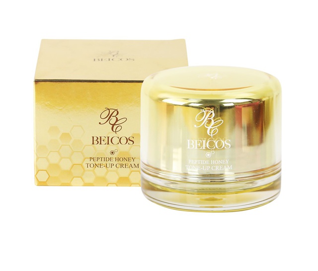 Kem Dưỡng Kích Trắng Beicos Peptide Honey Tone Up, 50g