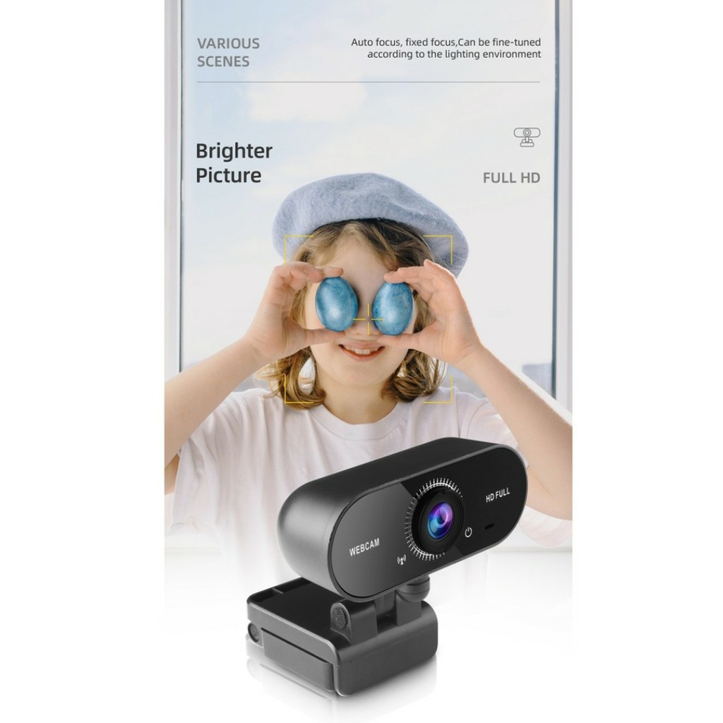Webcam Full Hd 1080p Tích Hợp Mic Cho Máy Tính | BigBuy360 - bigbuy360.vn