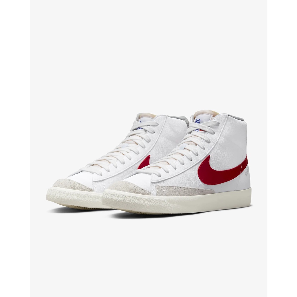 Giày nam Nike Blazer Mid ‘77 Athletic Club White Gym Red Chính hãng 100%