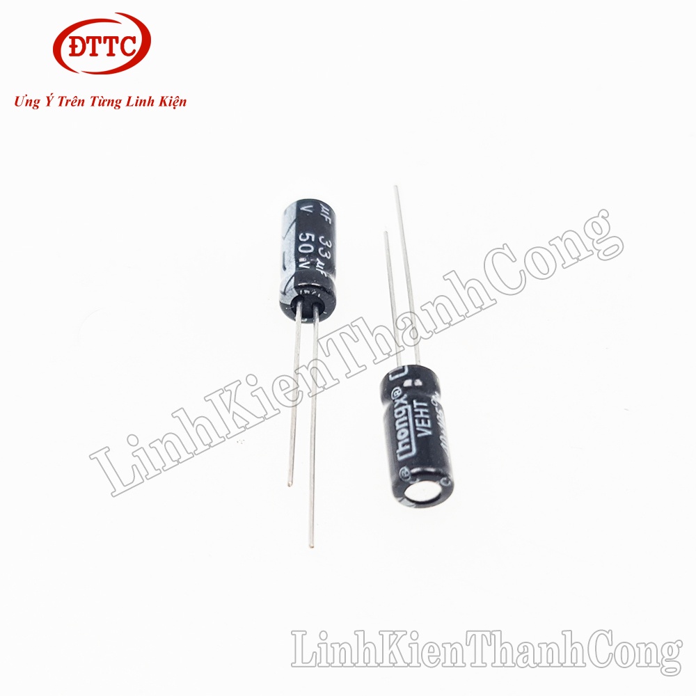 Bộ 5 Chiếc Tụ Hóa 33uF 50V (5x11mm)