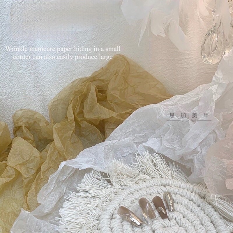 Giấy vò, giấy nhàu, giấy nhăn dùng chụp ảnh sản phẩm khổ 50x70cm