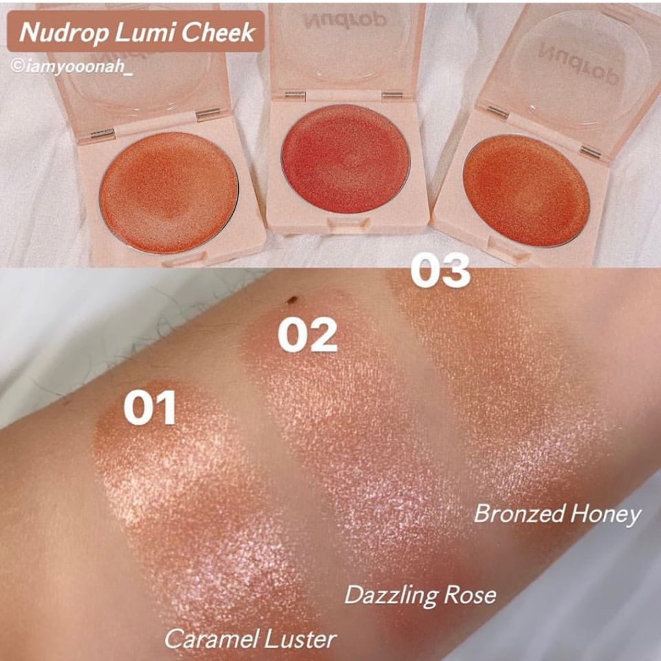 PHẤN MÁ HỒNG HOLIKA HOLIKA NUDROP LUMI CHEEK CHÍNH HÃNG - 4967