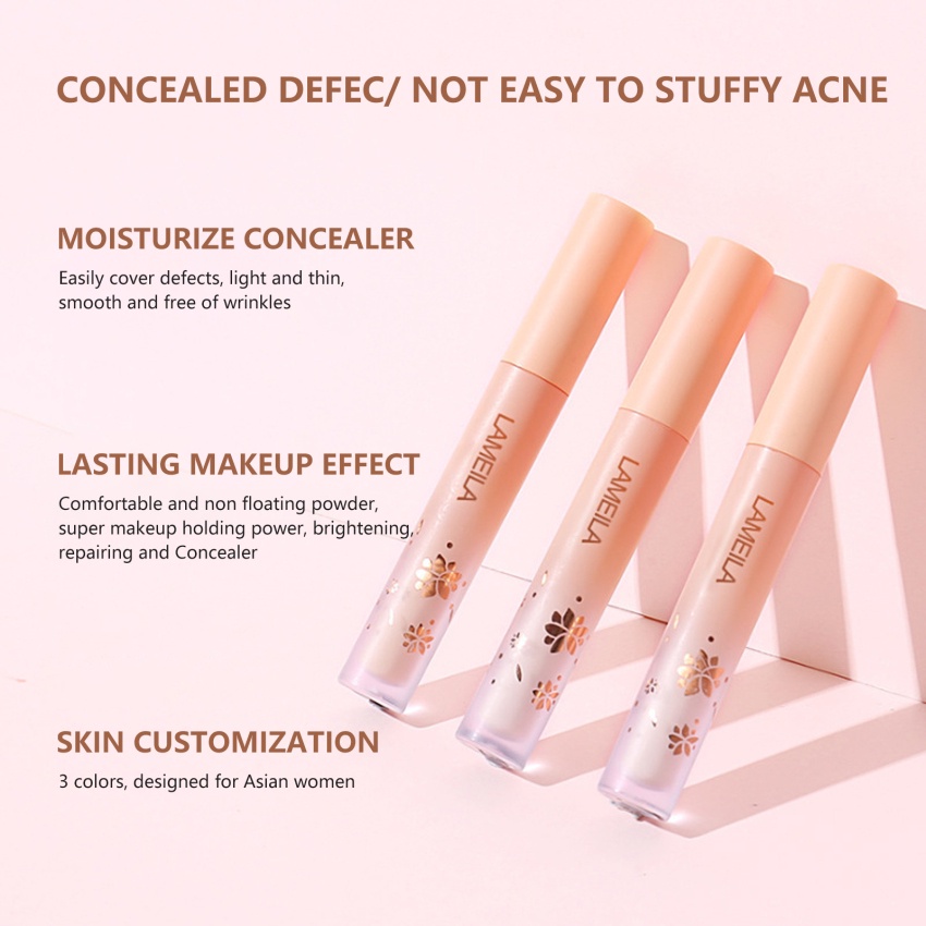 Kem Nền Che Khuyết Điểm Trang Điểm Nude Dưỡng Ẩm Lâu Trôi