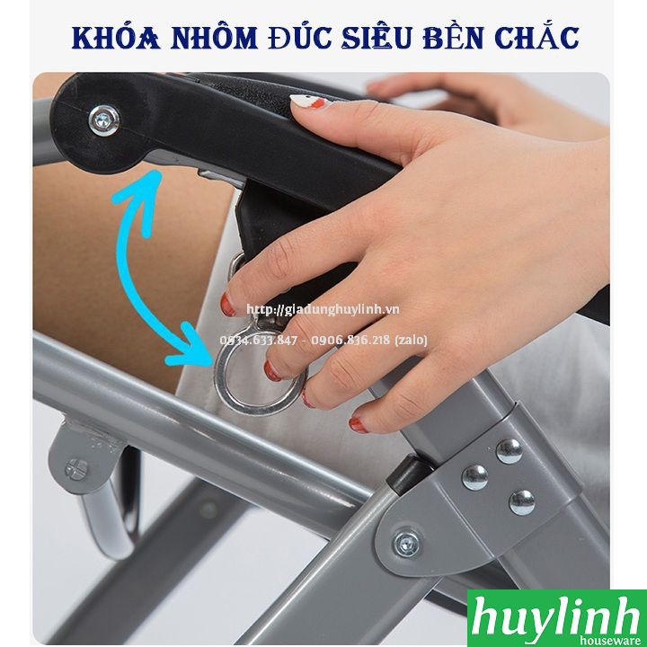 Ghế xếp gấp thư giãn Nikita NKT-139A - Tải trọng 120kg