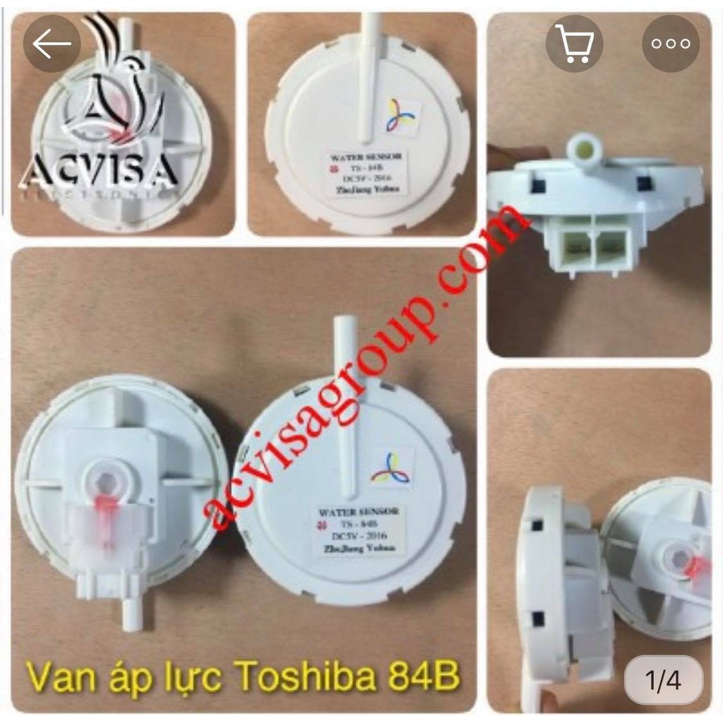 Van Áp Lực Máy Giặt Toshiba 84B; Sanyo 59C; Electrolux; Sharp (Phao Than)