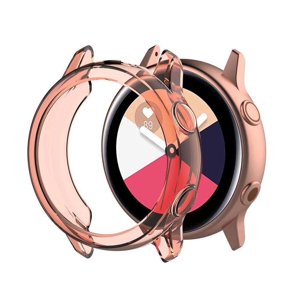 Vỏ bọc viền mặt đồng hồ thông minh silicone dành cho Samsung Galaxy Watch Active 40mm