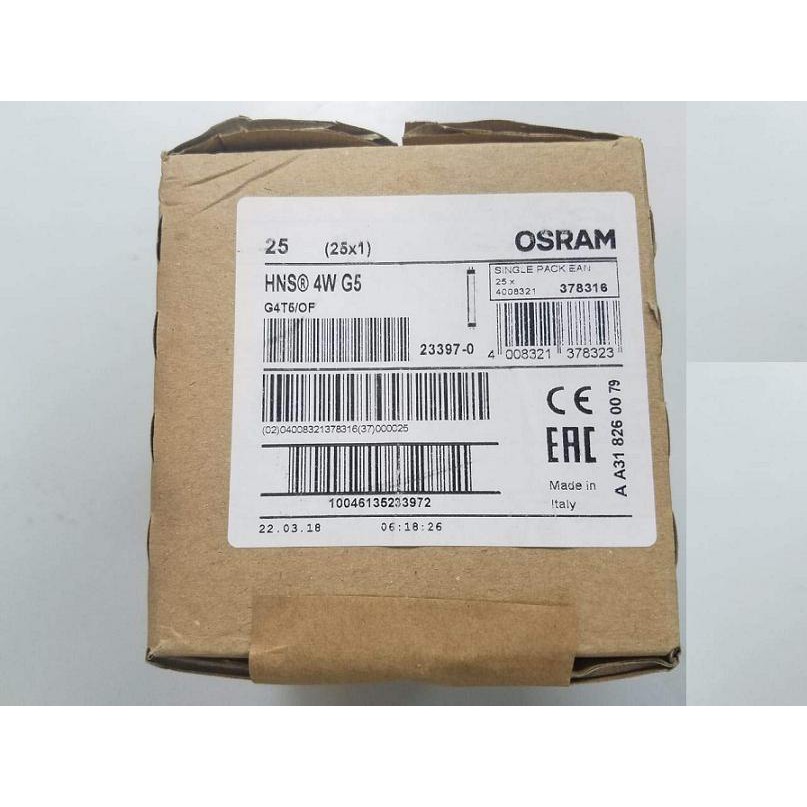 (SALE) Bóng UV Osram HNS 4W G5 cho máy Haenim, máy Upang, máy Fatz Baby, máy Ecomom