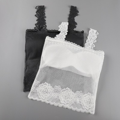 [Mã FASHIONT4WA2 giảm 10K đơn 50K] Nhập WAFS1822 hoàn 15% tối đa 25k xu_ Áo bra ren dáng croptop (đệm mút liền) | BigBuy360 - bigbuy360.vn