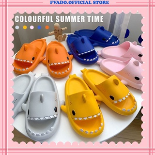 Dép cá mập cho người lớn cute dép đi trong nhà đi biển đôi nam nữ quai ngang siêu nhẹ dễ thương fvado- d01