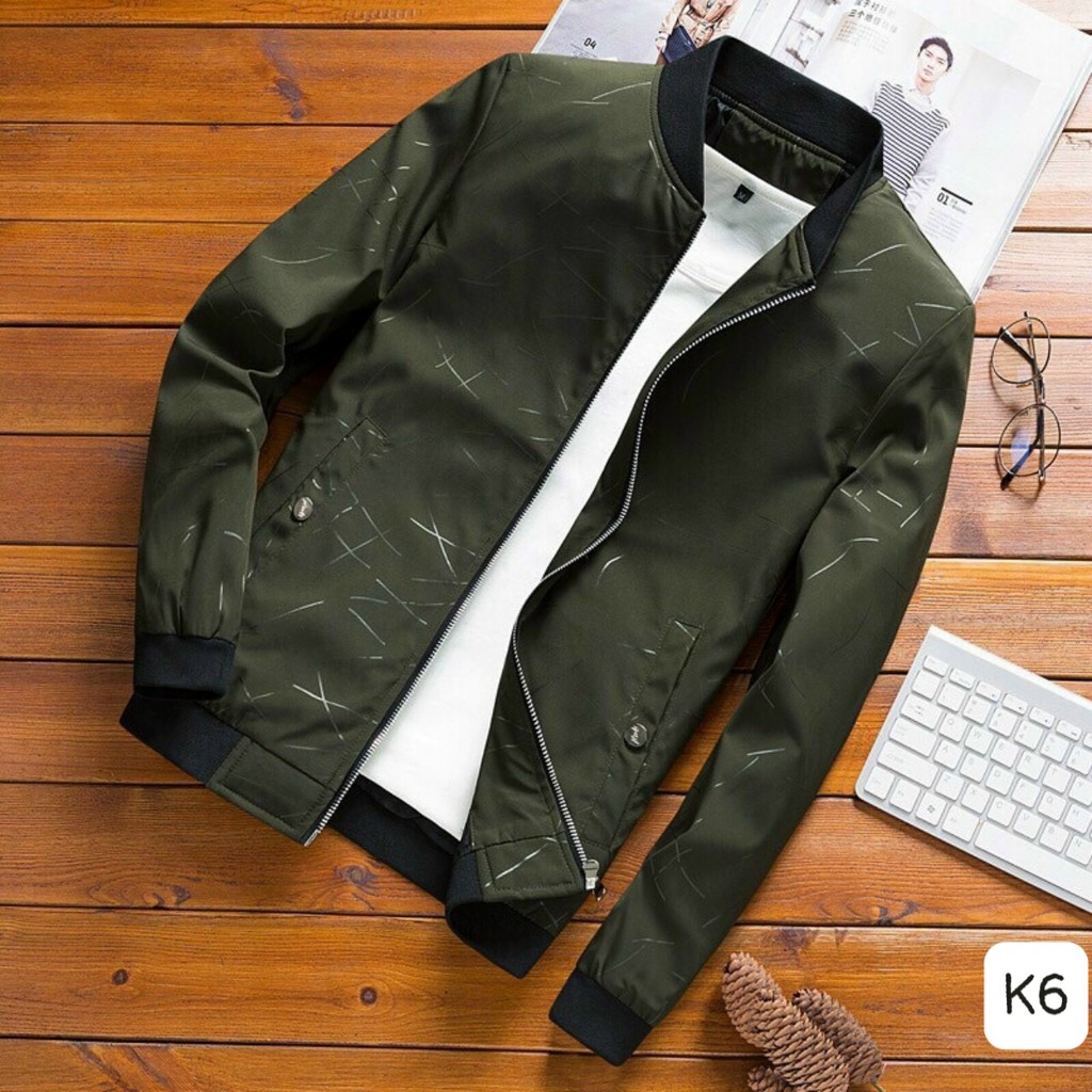 Áo Khoác Nam Cao Cấp 🌟Freeship🌟 Áo Khoác Kaki 2 lớp cao cấp HU171 Cổ Đứng Phong Cách Thời Thượng | BigBuy360 - bigbuy360.vn