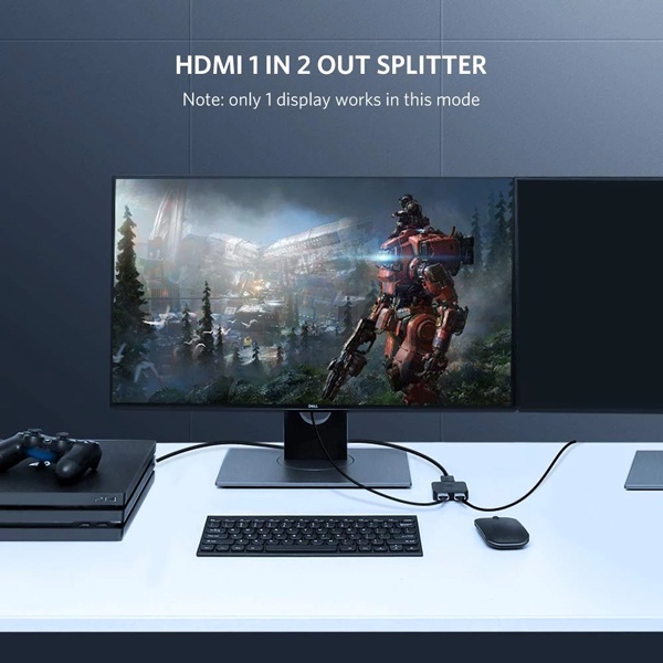 Bộ gộp và chia HDMI 2 chiều hỗ trợ 4K 2K @30Hz Ugreen 50966 - Hàng Chính Hãng