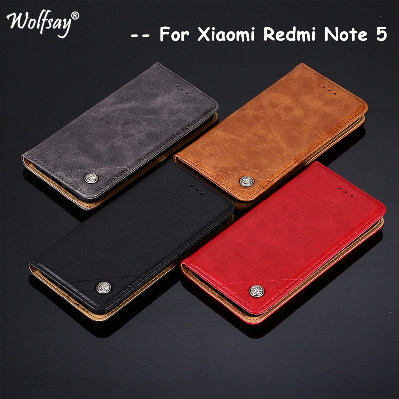 Bao Da Đa Năng Tiện Dụng Kiểu Dáng Sang Trọng Dành Cho Xiaomi Redmi Note 5 Ốp
