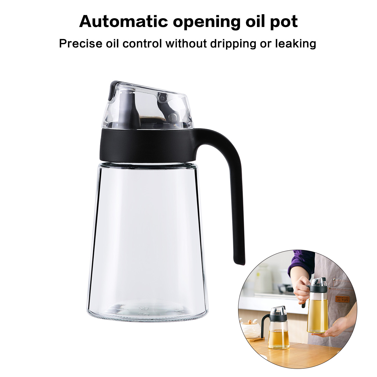 Bình Đựng Dầu Shepherd Bằng Thủy Tinh Niêm Phong Kín Dung Tích Lớn Mở Tự Động | BigBuy360 - bigbuy360.vn