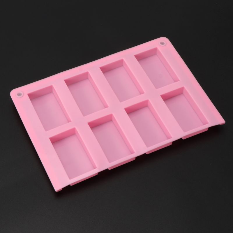 Khuôn Silicone Làm Mặt Dây Chuyền 8 Ngăn Tiện Dụng