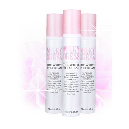 Milky Dress Kem chữa thâm mắt & Xóa mờ nếp nhăn vùng mắt The White Eye Cream (15ml)