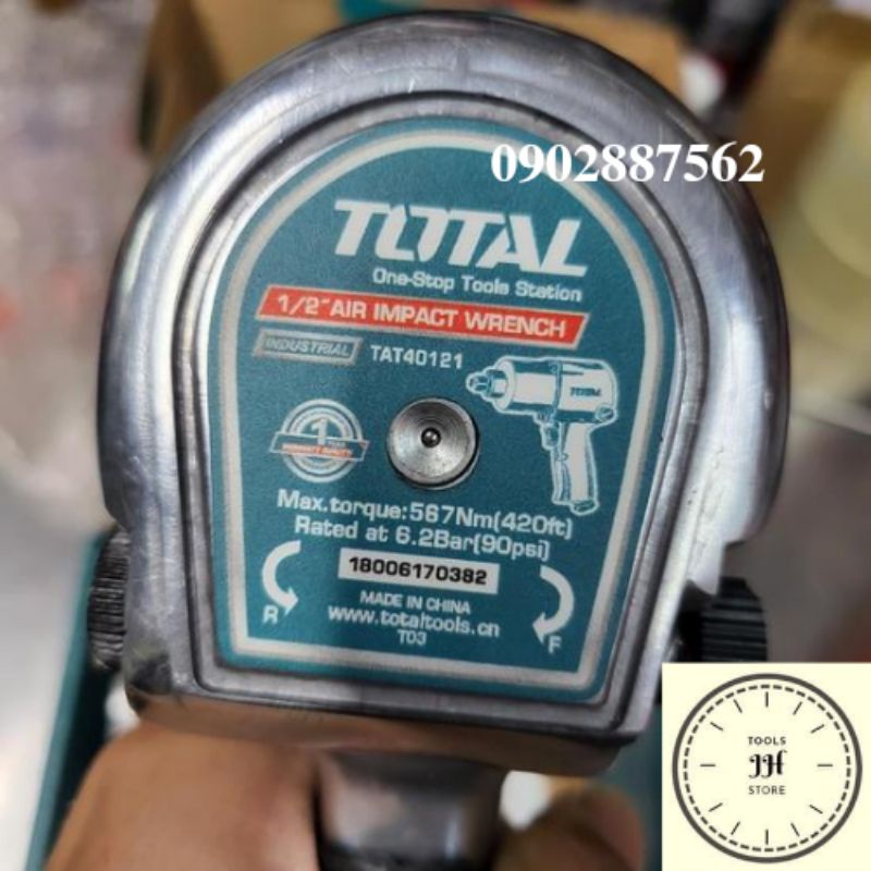 1/2&quot; Máy vặn bu lông bằng khí TOTAL TAT40121