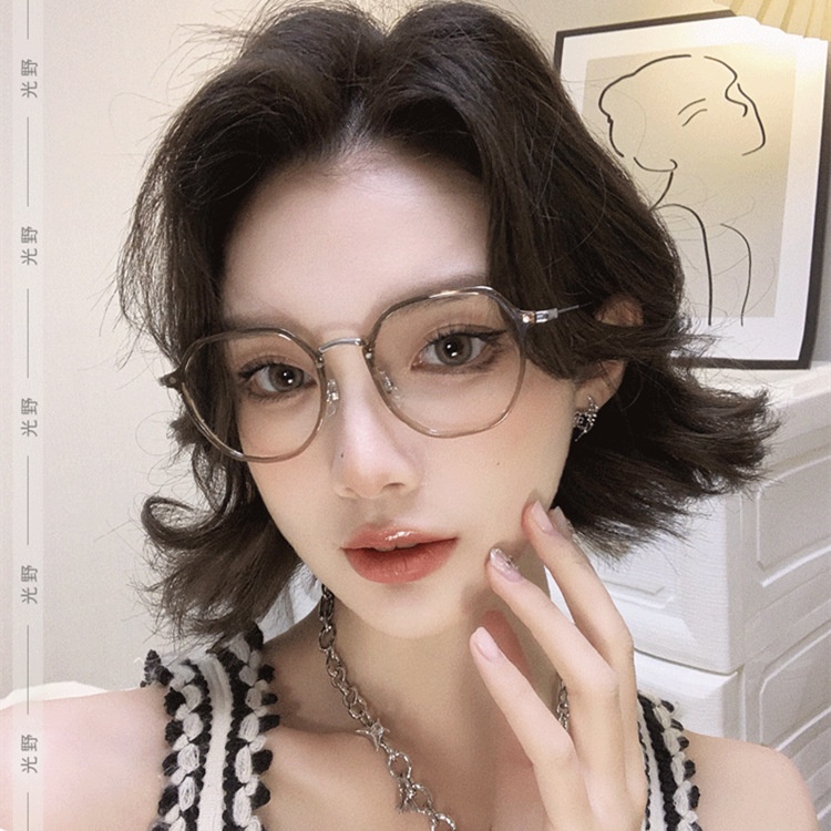 Kính TR90 Gọng Vuông Chống Bức Xạ Phong Cách Retro Thời Trang Cho Nữ