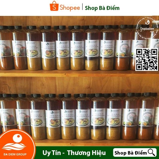 Cốt Gừng Nghệ Gấc Hạ Thổ Nước Cốt 1 - Shop Bà Điểm - Rượu Gừng Nghệ sản phẩm handmade