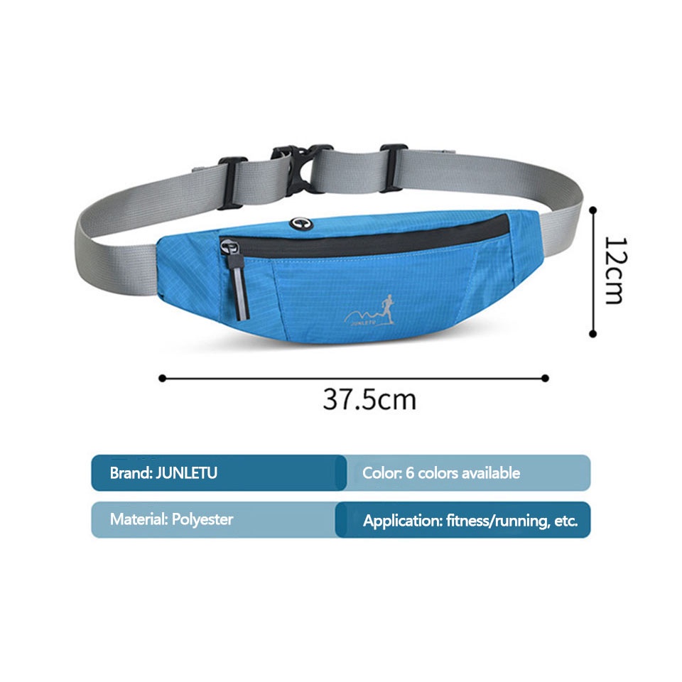 Túi đeo hông tập thể dục đựng điện thoại chìa khóa chống thấm nước thời trang cho nam và nữ